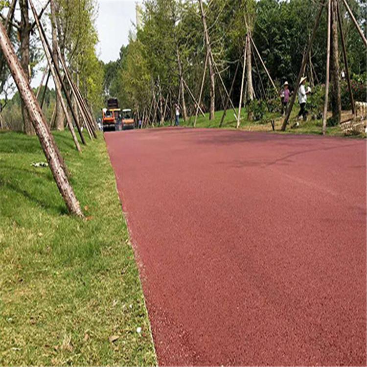四川透水沥青工程 路面翻新 改色 四川沥青道路施工