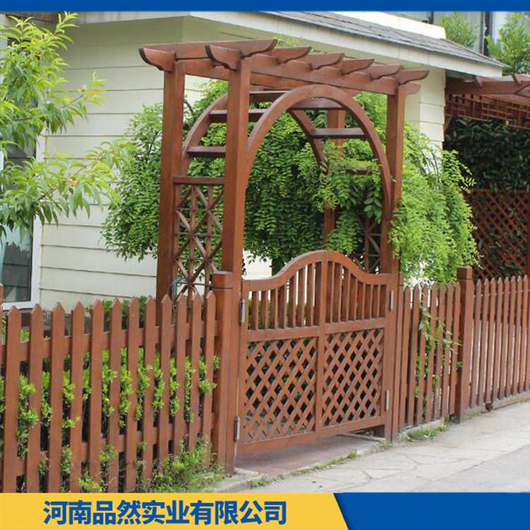 防腐木护栏厂家直销 碳化花园篱笆木栅栏 推荐 欢迎咨询