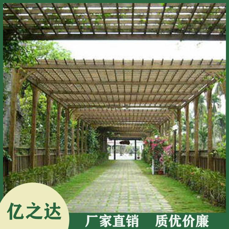 景观木质防腐木花架 园林防腐木花架 外形美观 欢迎选购