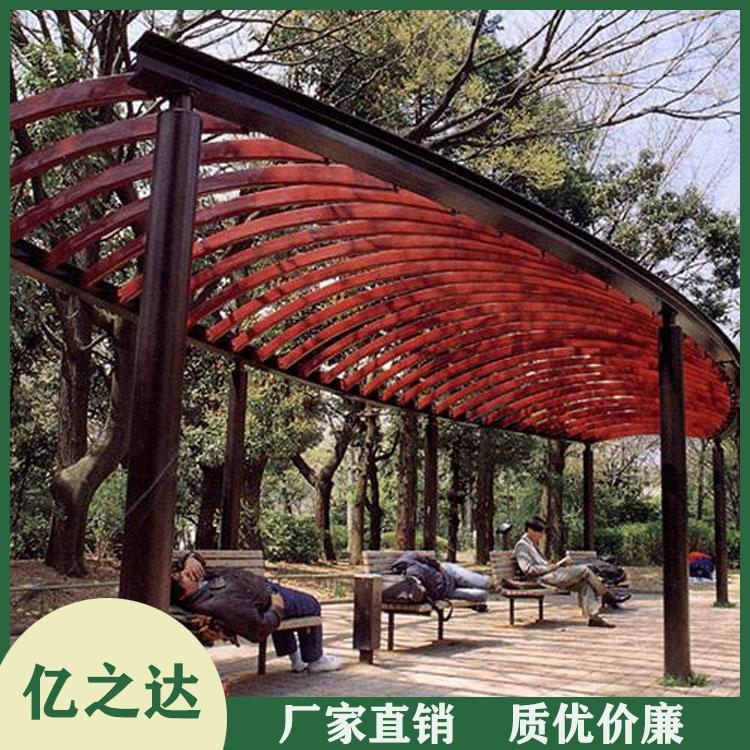 厂家批发防腐木花架 亿之达防腐木花架 结实耐用 美观环保