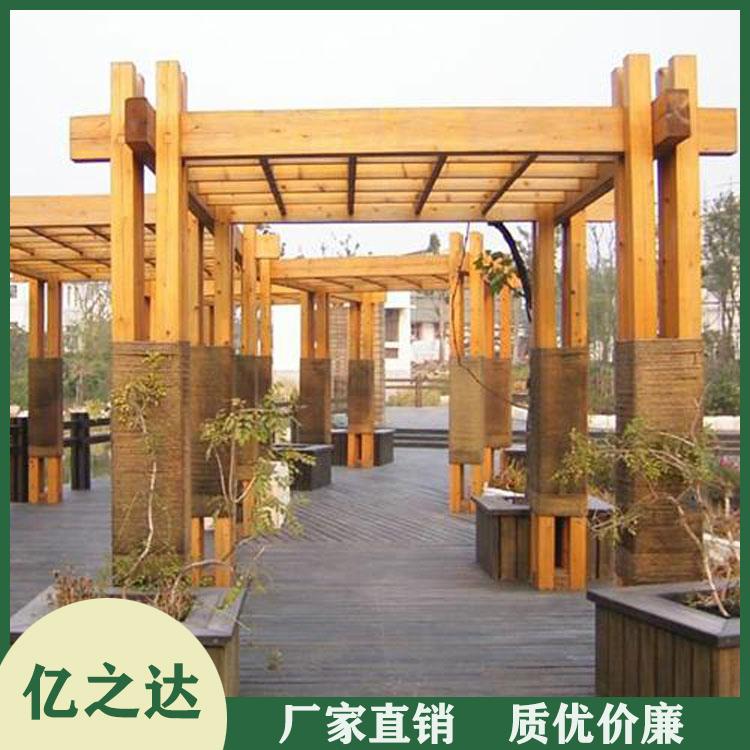 郑州防腐木花架 防腐木花架设计 外形美观 欢迎选购