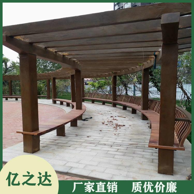 郑州防腐木花架 亿之达防腐木花架 多种样式 可供选择