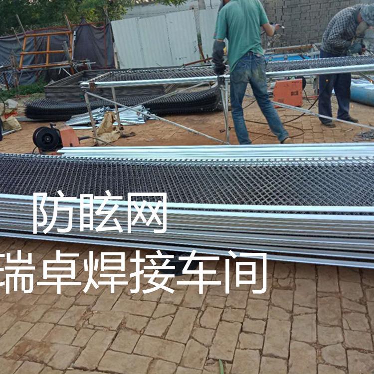 定制桥梁防眩网 钢板状护栏 桥梁防抛网 高速公路防眩网