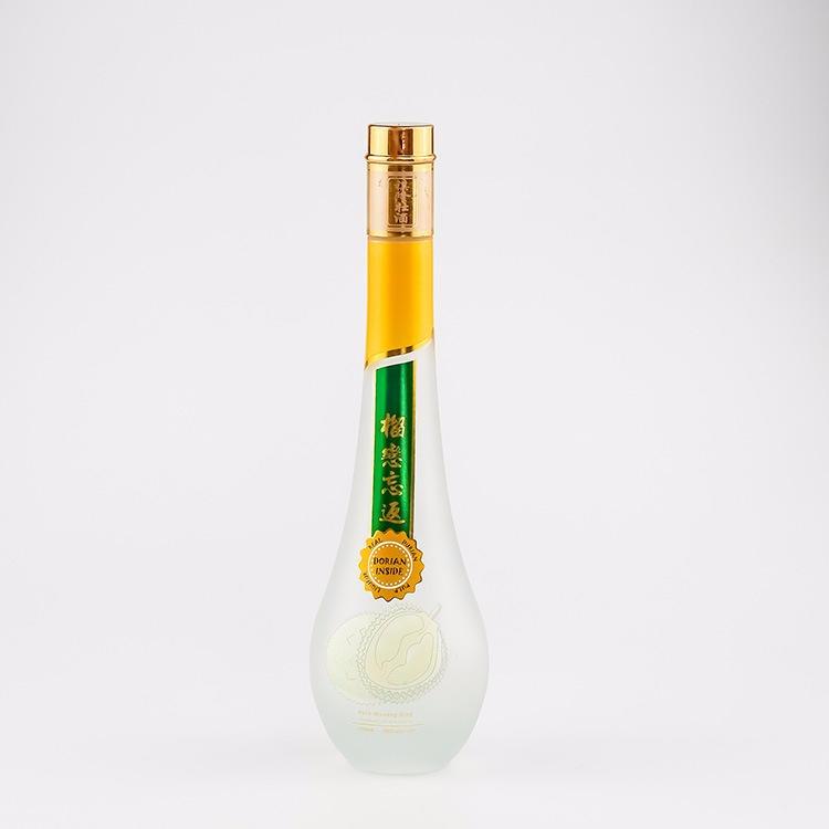 375ml牡丹油瓶 烤花牡丹油瓶 富兴酒类包装