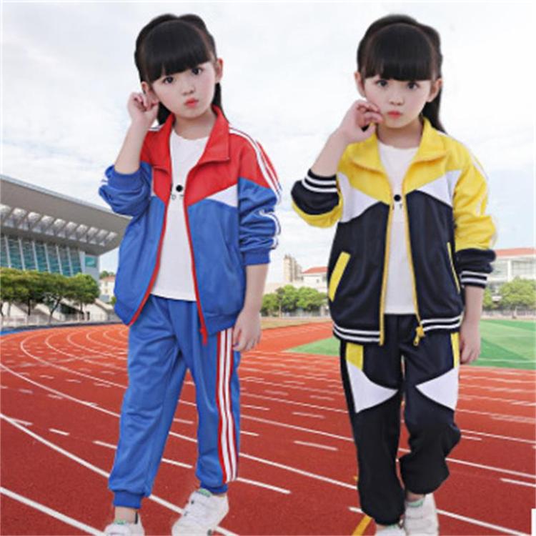 定制批发校服 中小学生校服班服英伦风运动儿童套装定制
