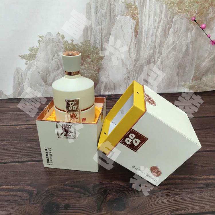 200ML蒙砂玻璃瓶生产定制 500ML酒瓶现货包装  郓城富兴酒类包装