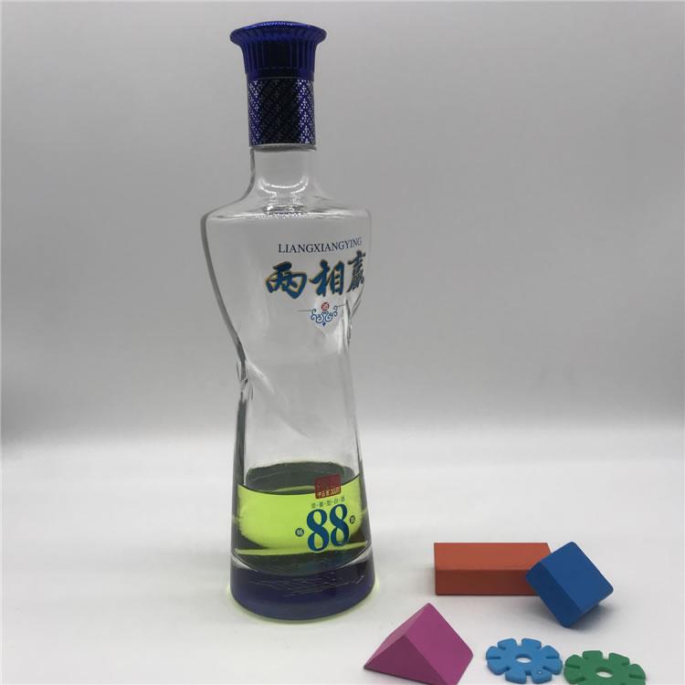 500ml白酒瓶 果酒瓶酵素瓶空酒瓶 375ml洋酒瓶  郓城富兴酒类包装