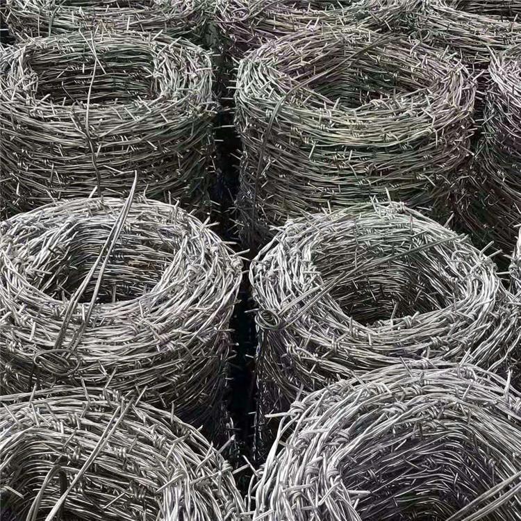 飞腾丝网 厂家直销不锈钢刺绳 包塑刺绳价格