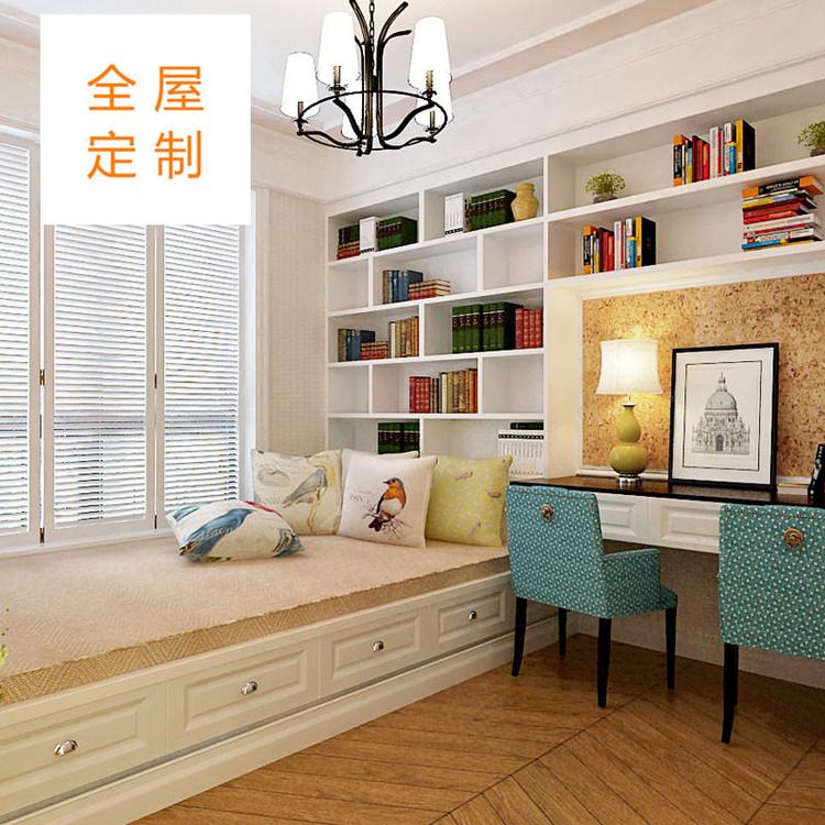 榻榻米定制一体床批发厦门全屋定制家具厂集美同安海沧翔安思明湖里卧室衣柜书柜架整体家具定做