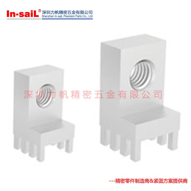 In-saiL 双排频角内螺纹PCB专用接线端子 无需焊接大电流冷压端子