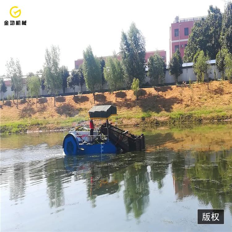 山东全自动割草船 厂家直销保洁船 水上垃圾打捞船