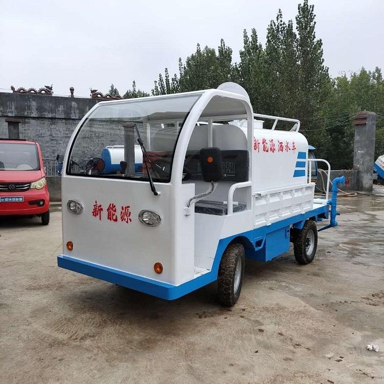 新能源电动雾炮洒水车 电动四轮洒水雾炮一体车