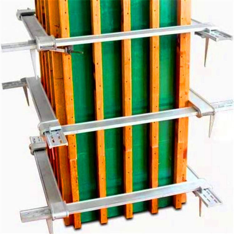 建筑用方柱方方柱扣 方圆柱扣加工方柱扣建材 方柱扣加固件 方柱夹具 镀锌方柱扣