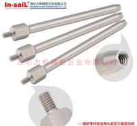 五金机加工 精密滚花轴 不锈钢电机轴