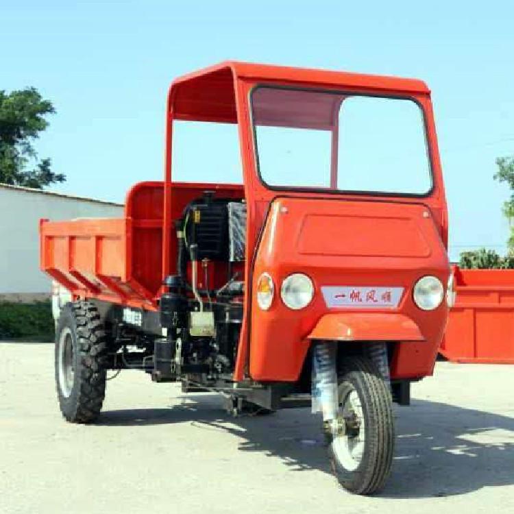 热销柴油三轮车农用车后翻斗柴油三轮车工程用柴油三轮车