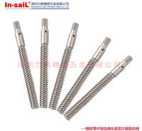 深圳精密微型轴加工 精密传动轴  不锈钢丝杆轴 螺纹轴生产