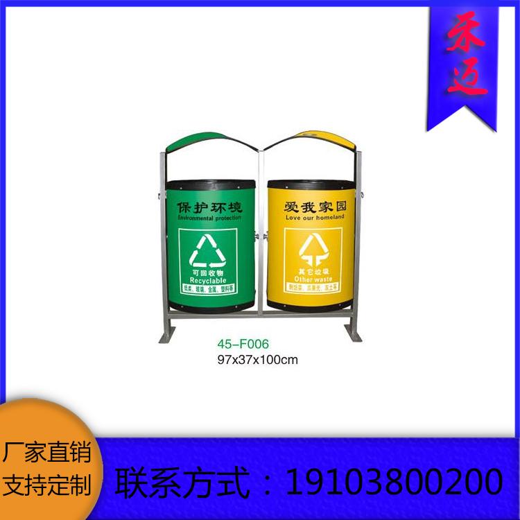 河南三合一垃圾桶 垃圾桶图片 耐酸碱露天桶