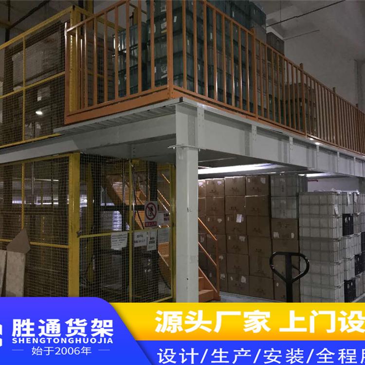 胜通货架     定做中型仓库储物架  储藏室货架    重型大型库房仓储     置物架500KG每层