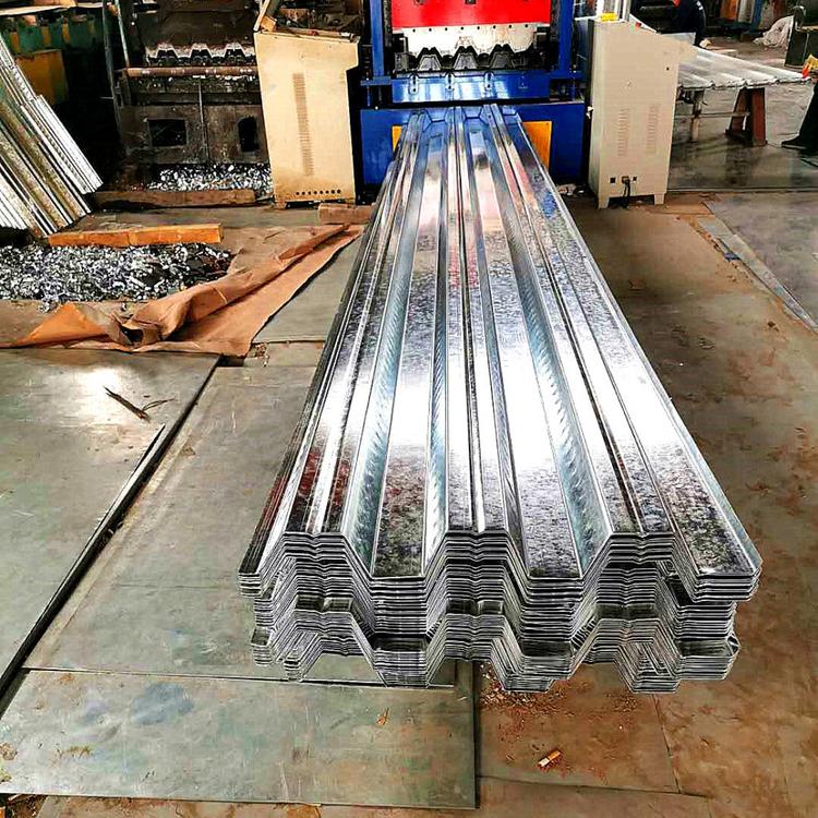 周口市690型镀锌楼承板厂家直销价格 周口YX75-230-690型建筑压型钢板实体工厂  郑州瑞天