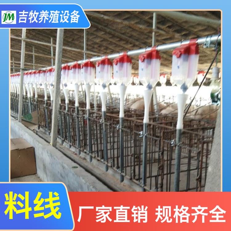 吉牧养殖  猪舍料线配件 自动喂料设备  养猪设备器械全套批发