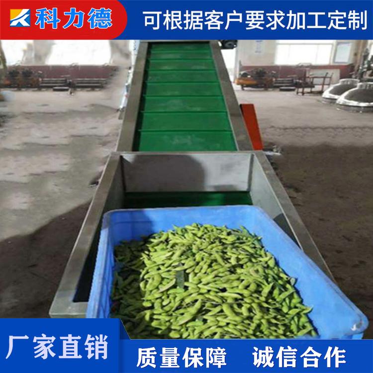 玉米风选去杂机 干辣椒豌豆玉米粒去杂物风选机 毛豆风选漂烫护色流水速冻生产线
