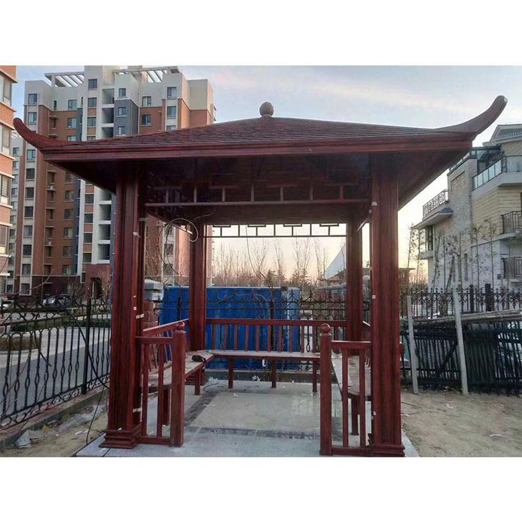 铝艺凉亭 防腐木凉亭 铝合金凉亭  价格合理