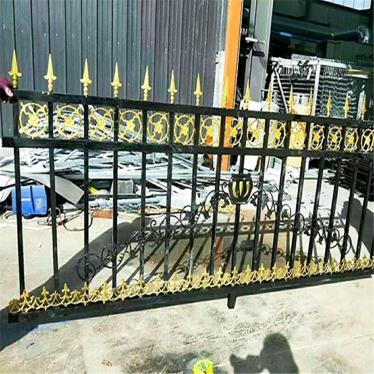 定制铁艺护栏 庭院院墙围栏 铁护栏 铁围栏 家用护栏栅栏 铁艺园区护栏