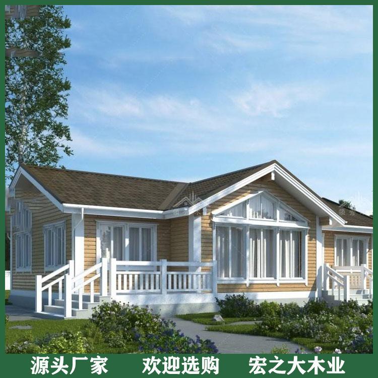 周口防腐木别墅价格 景区防腐木木屋 外形美观 欢迎选购