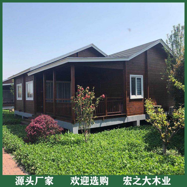 南阳防腐木别墅批发 室外防腐木别墅 经济耐用 品质保证