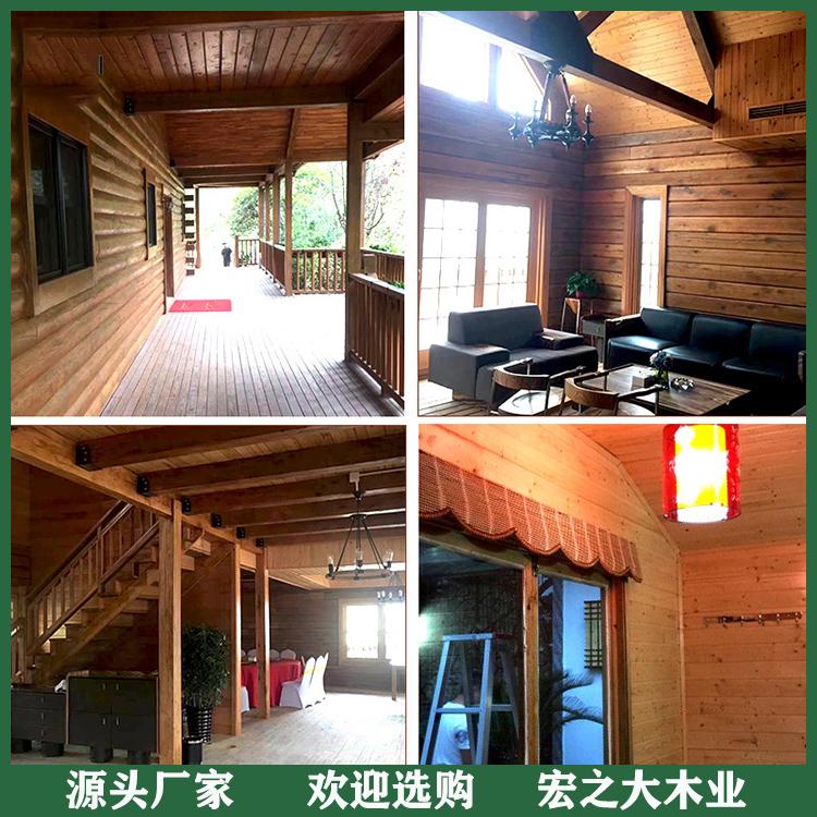 三门峡定制防腐木木屋 室外防腐木别墅 经济耐用 品质保证