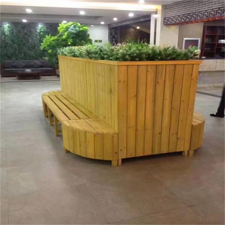 防腐木花箱批发 室外防腐木花箱 外形美观 欢迎选购