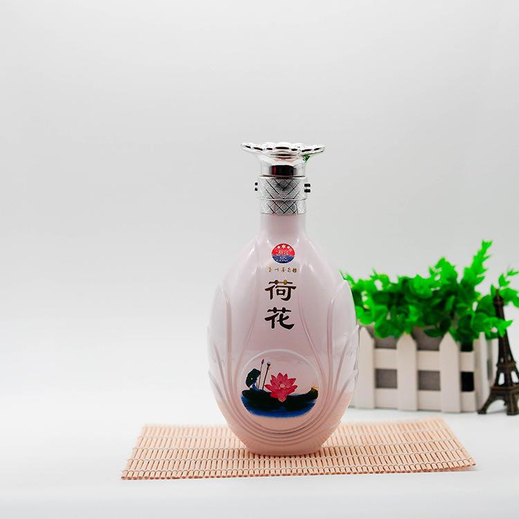 潍坊彩色酒瓶定制  富兴酒类包装