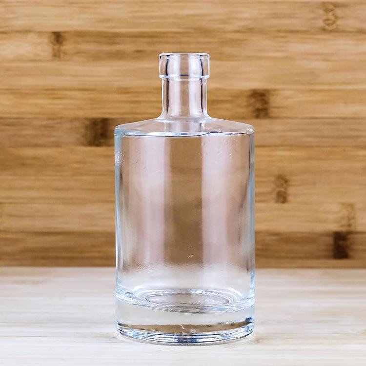 500ML方形加厚底白酒瓶 500ml带盖玻璃瓶   郓城富兴酒类包装
