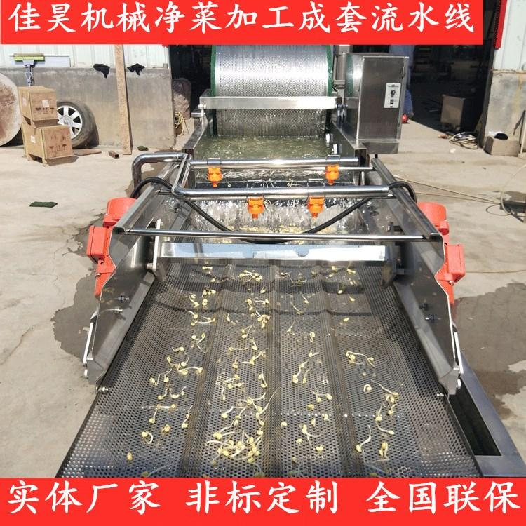 佳昊机械韭菜清洗机 净菜加工生产线 净菜清洗机 涡流