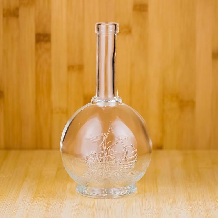 500ML晶白料果酒饮料瓶  郓城富兴酒类包装