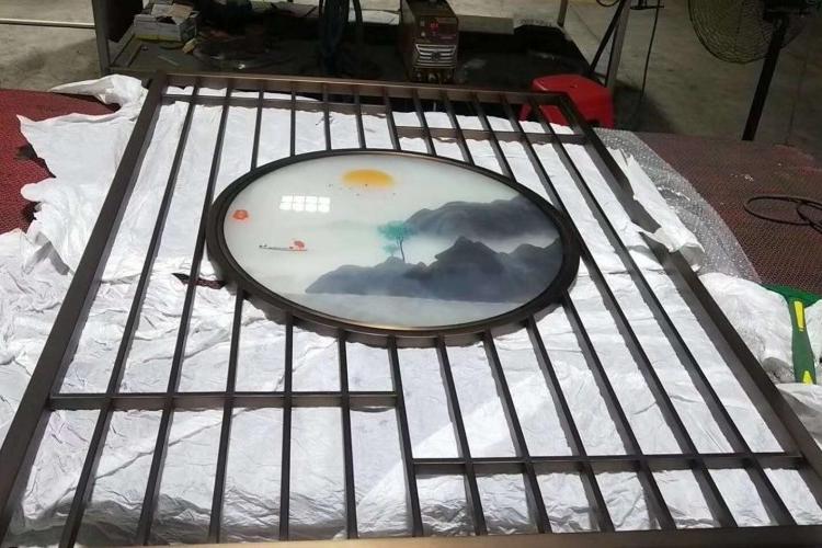 屏风隔断 客厅定制屏风 屏风定制厂家 佛山不锈钢