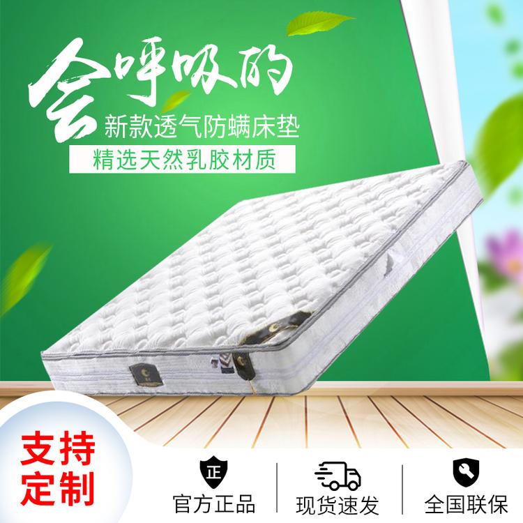 天然乳胶环保椰棕弹簧床垫可拆洗软硬两用席梦思酒店民宿工程定制