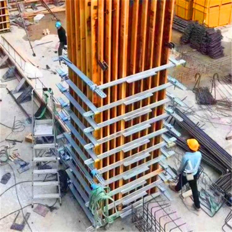 方柱扣 方圆扣 方柱扣加固件 方柱模板梁夹具 可调节式方柱梁夹具 托梁扣厂家
