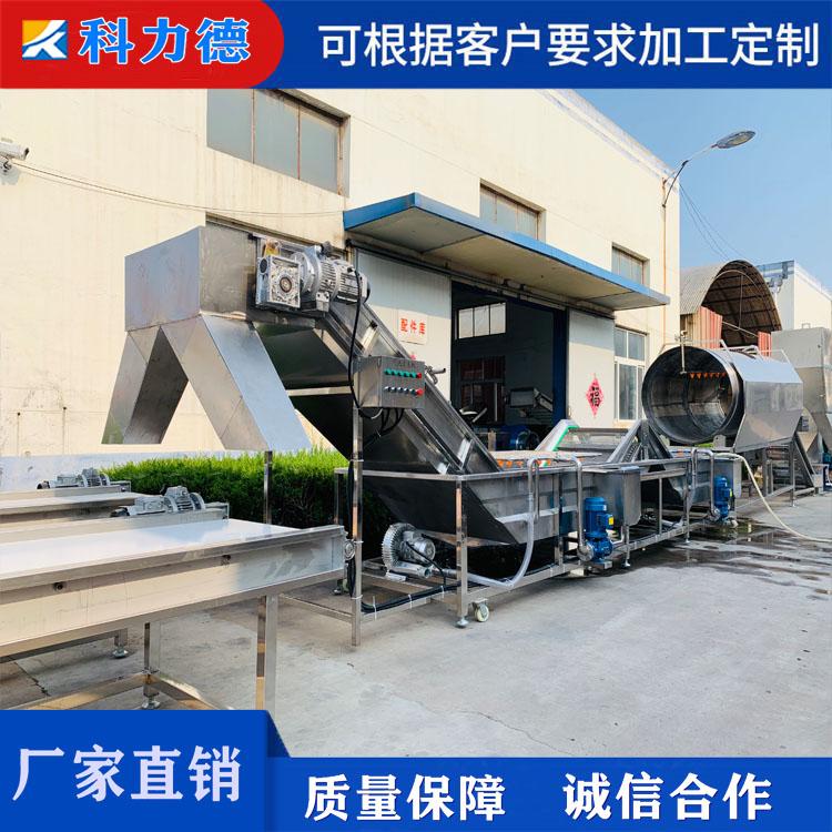供应中药材风选筛选机 连续式毛豆加工流水线 毛豆分拣线 速冻毛豆加工设备