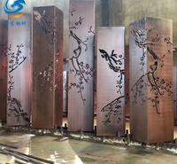 标之龙耐候钢SPA-H材料景观装饰墙整板可切割无锡现货