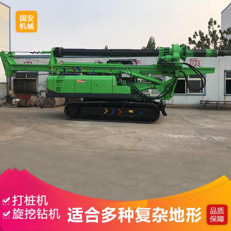 厂家销售大孔径房屋地基打桩机 多功能液压挖桩基机锁杆旋挖钻机现货