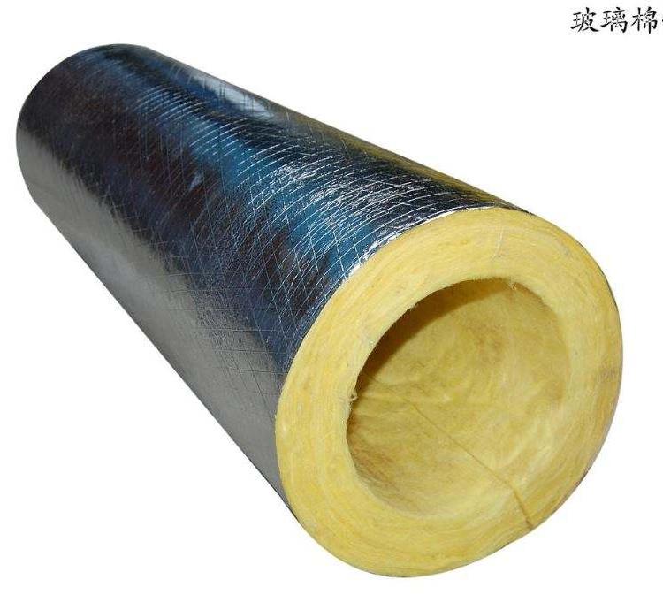 厂家直销玻璃棉铝箔管 防老化抗腐蚀 铝箔玻璃棉管