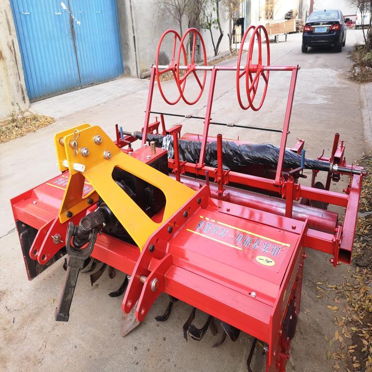 旋耕起垄覆膜机  起垄铺膜机定制 浩帅起垄扣膜机