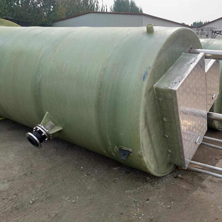 一体化预制泵站 雨水污水提升泵站 玻璃钢筒体 一体式地埋式排污泵站
