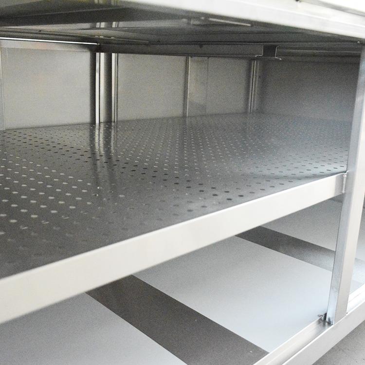 商用操作台不锈钢暖碟柜福淼定制打荷台供应调理设备