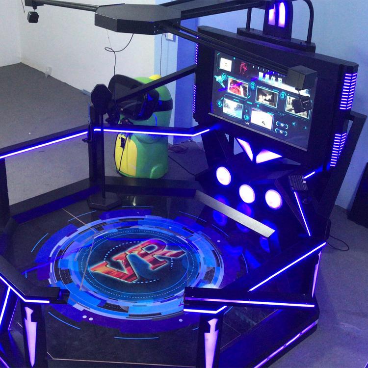 vr安全教育体验馆vr行走平台空间vr泛娱乐一体化解决方案丰富案例