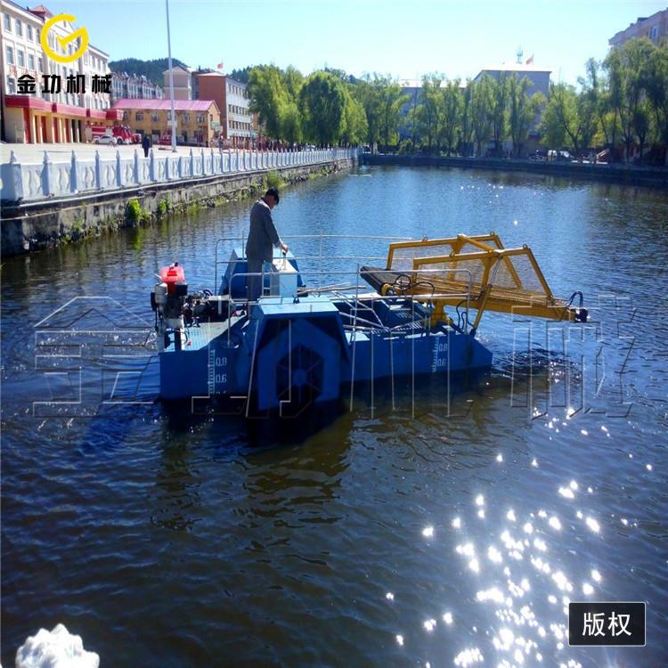 广西河道水电站垃圾打捞船  水葫芦收割粉碎船 垃圾打捞船  水草粉碎船生产厂家现货