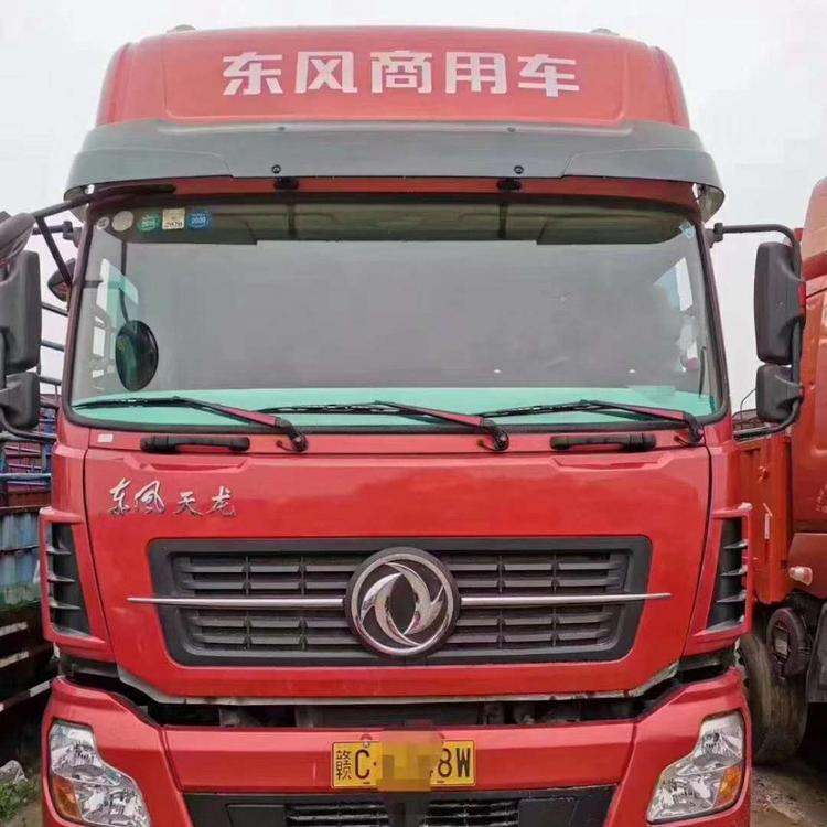 出售二手货车 东风天龙前四后八9米6高栏货车 国5