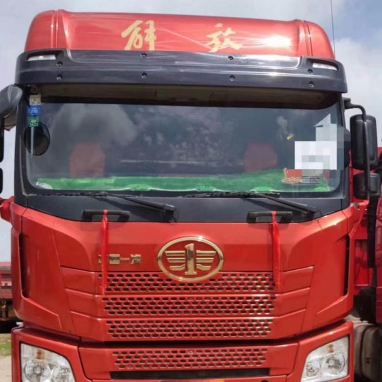 出售二手半挂 解放JH6半挂车 500马力 国五