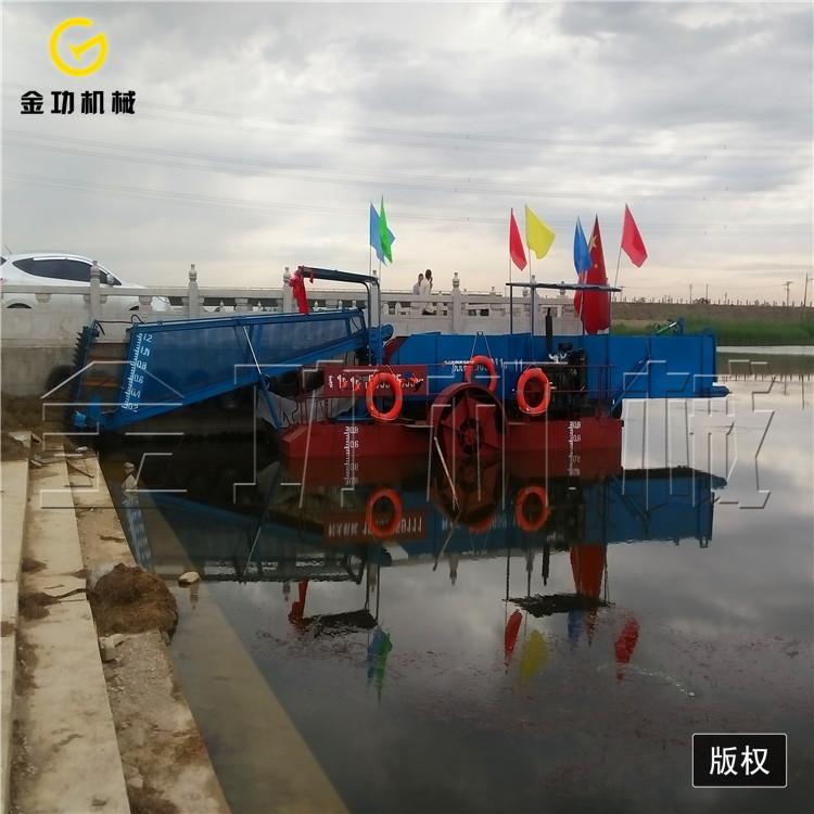 福建水陆两栖割草船 水草收割设备